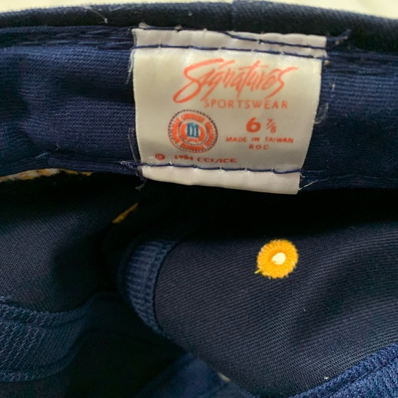 Georgia Tech Yellowjackets Fitted Two Tone Hat Cap Buzz. Duel Embroidered. - Picture 8 of 8